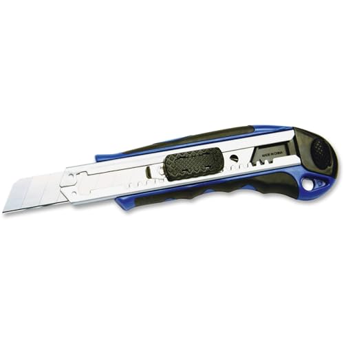 Cosco Snap Off Blade Retractable Utility Knife (COS091514), Blue