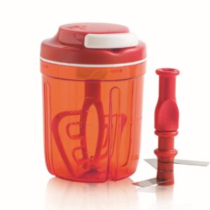 Tupperware Turbo Chef Herb Smart Chopper 730ml / 24.6 OZ (Red)