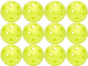 hot glove optic yellow sports practice softballs (pack of 12)