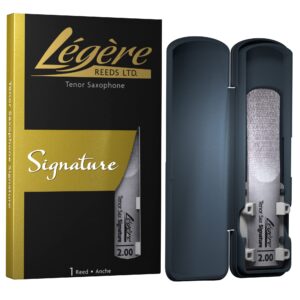 légère reeds - tenor saxophone reed, signature, strength 2.00 (tsg2.00) - premium synthetic woodwind reed