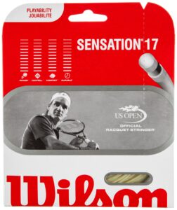 wilson sensation 17g tennis string