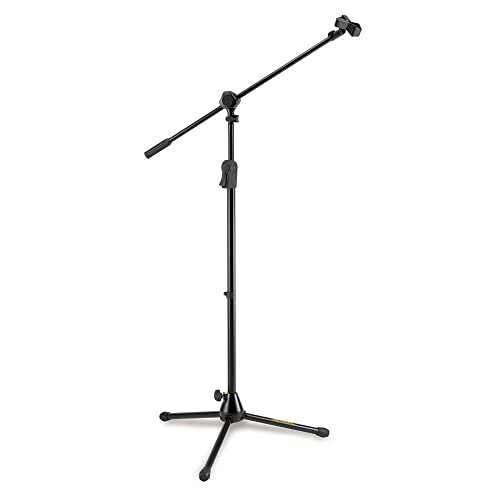 Hercules MS532B EZ Clutch Tripod Microphone Stand with 2 In 1 Boom & EZ Mic Clip