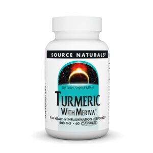 Source Naturals Turmeric with Meriva for Healthy Inflammatory Response* - 500mg, 60 Capsules