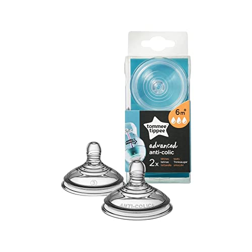 Tommee Tippee Closer to Nature Anti-Colic Fast Flow Teats (2-Pack)