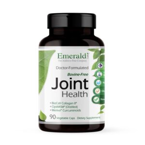 emerald labs joint health - biocell ii collagen, optimsm, glucosamine, meriva turmeric curcuminoids & more - joint health, mobility & flexibility support* - 90 vegetable capsules (30-day supply)