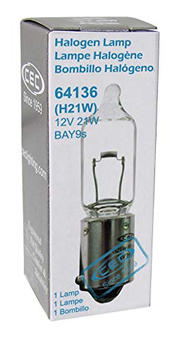 CEC Industries, Ltd. 64136 (H21W) Clear White Halogen Bulb