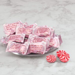 Scripture Candy, Strawberry & Cream Hard Candy 5.5 Ounce Bag, 25 Pieces