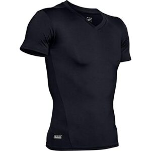 Under Armour Men's Tactical HeatGear Compression V-Neck T-Shirt MD Black