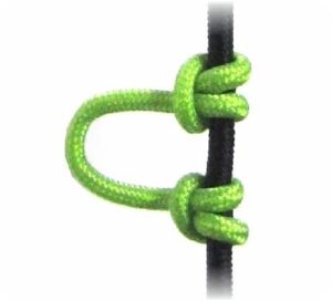 neon green archery release d loop rope material 25 feet by cir-cut