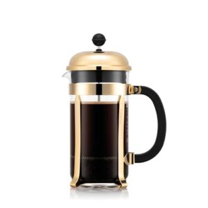 bodum chambord coffee maker, 34 oz, gold