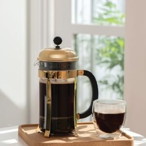 Bodum Chambord Coffee Maker, 34 Oz, Gold