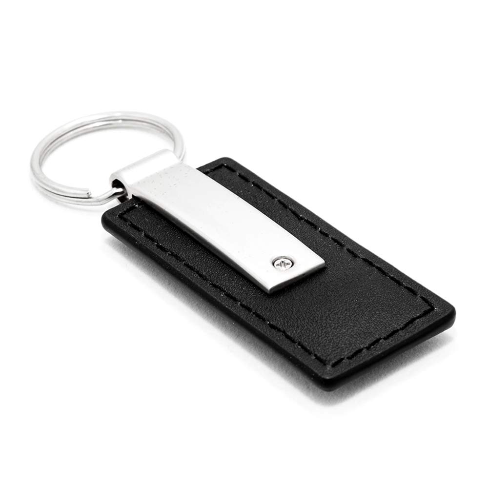 Au-Tomotive Gold, INC. Officially Licensed Black Leather Key Fob for Ford Ranger