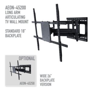 Full Motion TV Wall Mount with 32 inch Long Extension for 42 to 80 inch TVs