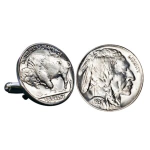 American Coin Treasures Buffalo Nickel Cuff Links