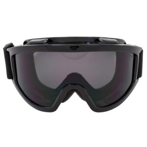 Global Vision 3 Pair Windshield Padded Goggle Clear Smoke & Yellow Lens Fits Over Most Glasses Antifog Coating Great for Paintball Airsoft ATV Motorcycle Meets ANSI Z87.1 Standards for Safety Eyewear