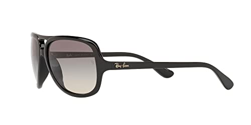 Ray-Ban RB4162 Aviator Sunglasses, Black/Grey Gradient, 59 mm