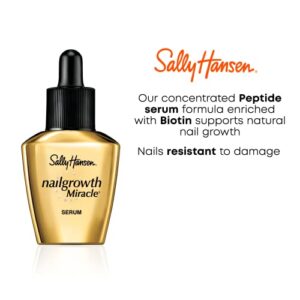 Sally Hansen Nailgrowth Miracle®, Nail Strengthener, Nail Protectant, Nail Serum, Includes Biotin and Peptides