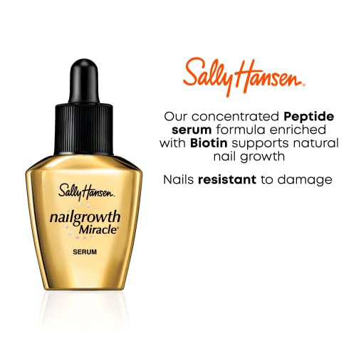 Sally Hansen Nailgrowth Miracle®, Nail Strengthener, Nail Protectant, Nail Serum, Includes Biotin and Peptides