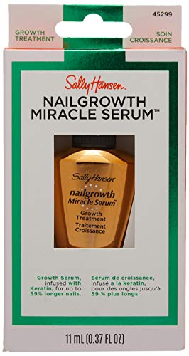 Sally Hansen Nailgrowth Miracle®, Nail Strengthener, Nail Protectant, Nail Serum, Includes Biotin and Peptides