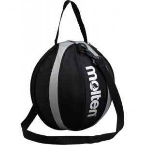 molten nb10ks basketball case, free size, black x silver