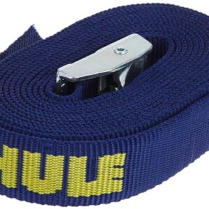 Thule Load Straps - Secure steel cam-action buckle with protective bumper - Heavy-duty UV resistant nylon webbing - sold in pairs - Kayak, canoe, surfboard tie down