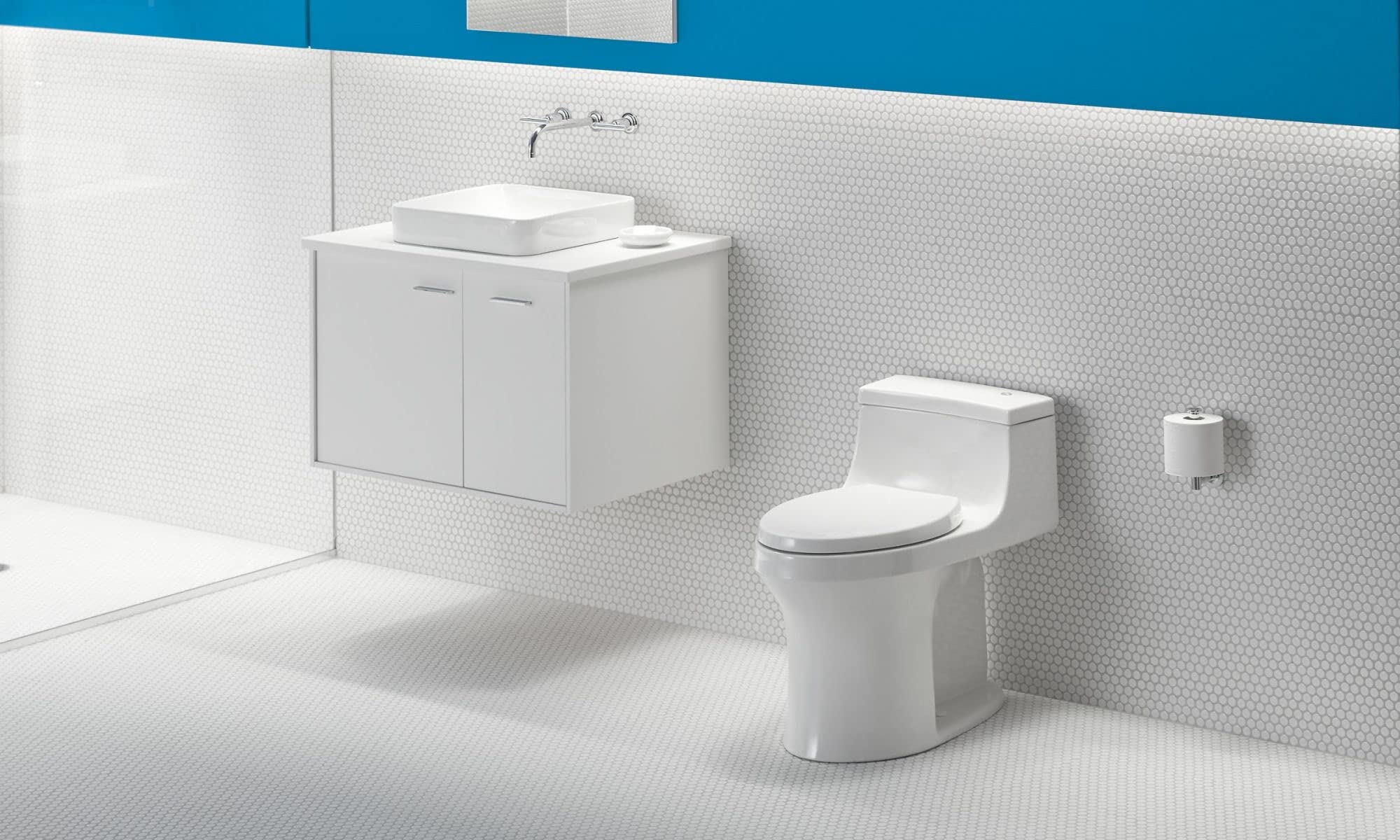 KOHLER 2661-0 Vox Vessel Bathroom Sink, vitreous China, 16-1/4" W x 16-1/4" L, White