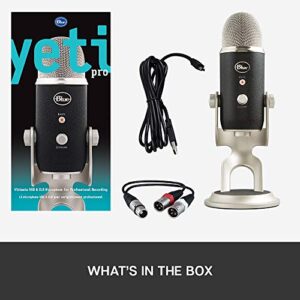 Blue 1967 Yeti Pro USB Condenser Microphone, Multipattern