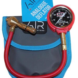 ARB ARB505 Deflator Kit 10-60 PSI Tire Pressure Gauge Rapid Air Down Offroad Kit With Recovery Gear Pouch (PSI)