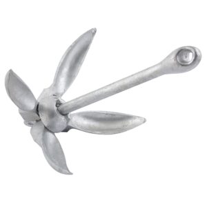 shoreline marine galvanized folding anchor