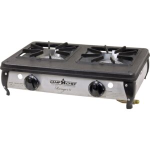 camp chef ranger ii table top stove - portable gas stove for outdoor & camping gear