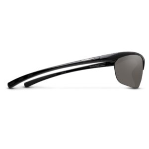 Suncloud Zephyr Polarized Sunglasses – 100% UV Protection – Comfortable Fit, Trendy Design – for Men & Women - Black + Polarized Gray Lenses