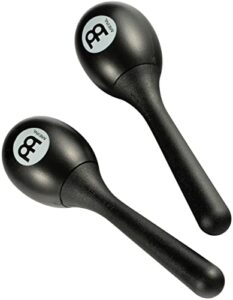 meinl percussion pembk plastic egg maracas, black