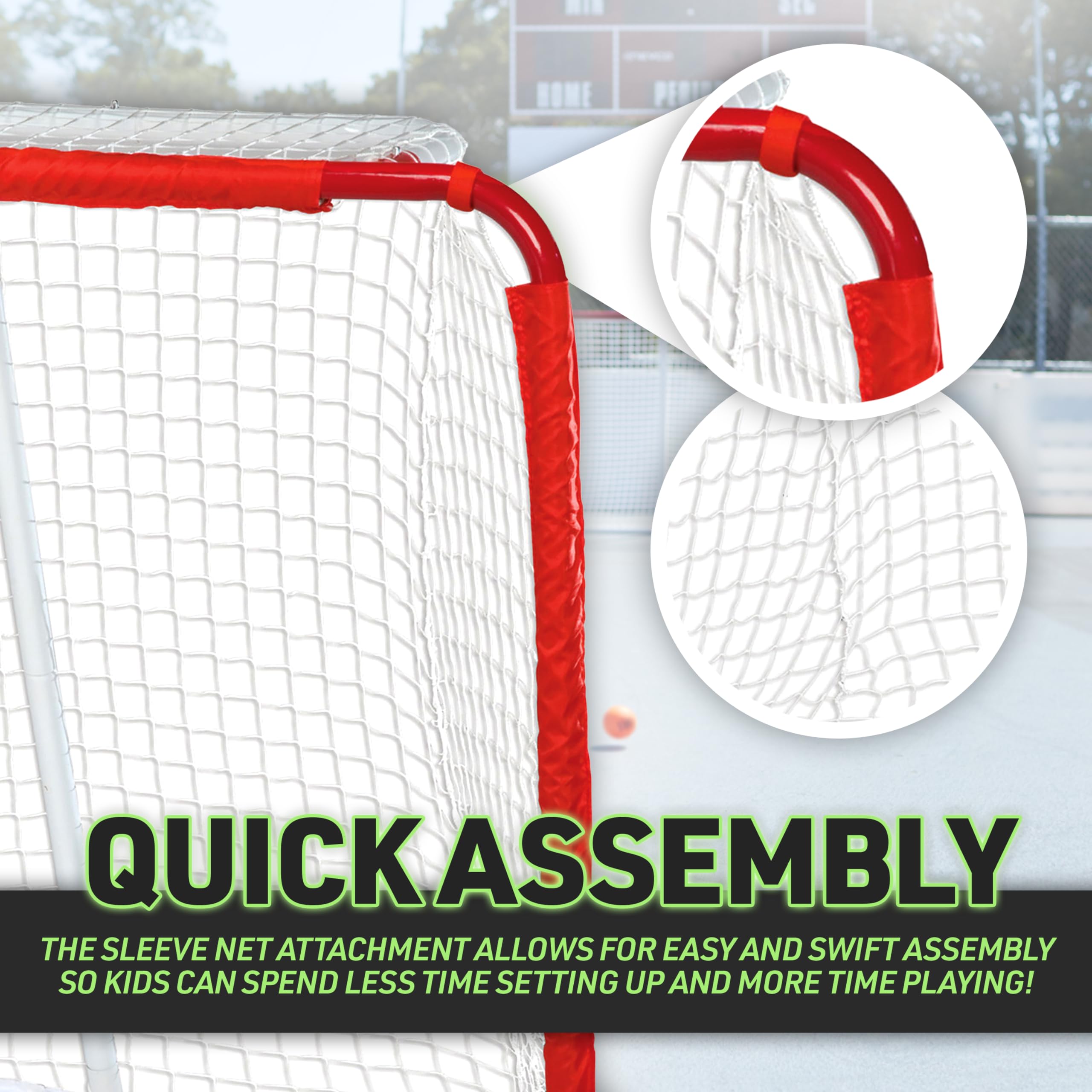 Franklin Sports Hockey Goal - NHL - Steel - 50 x 42 Inches