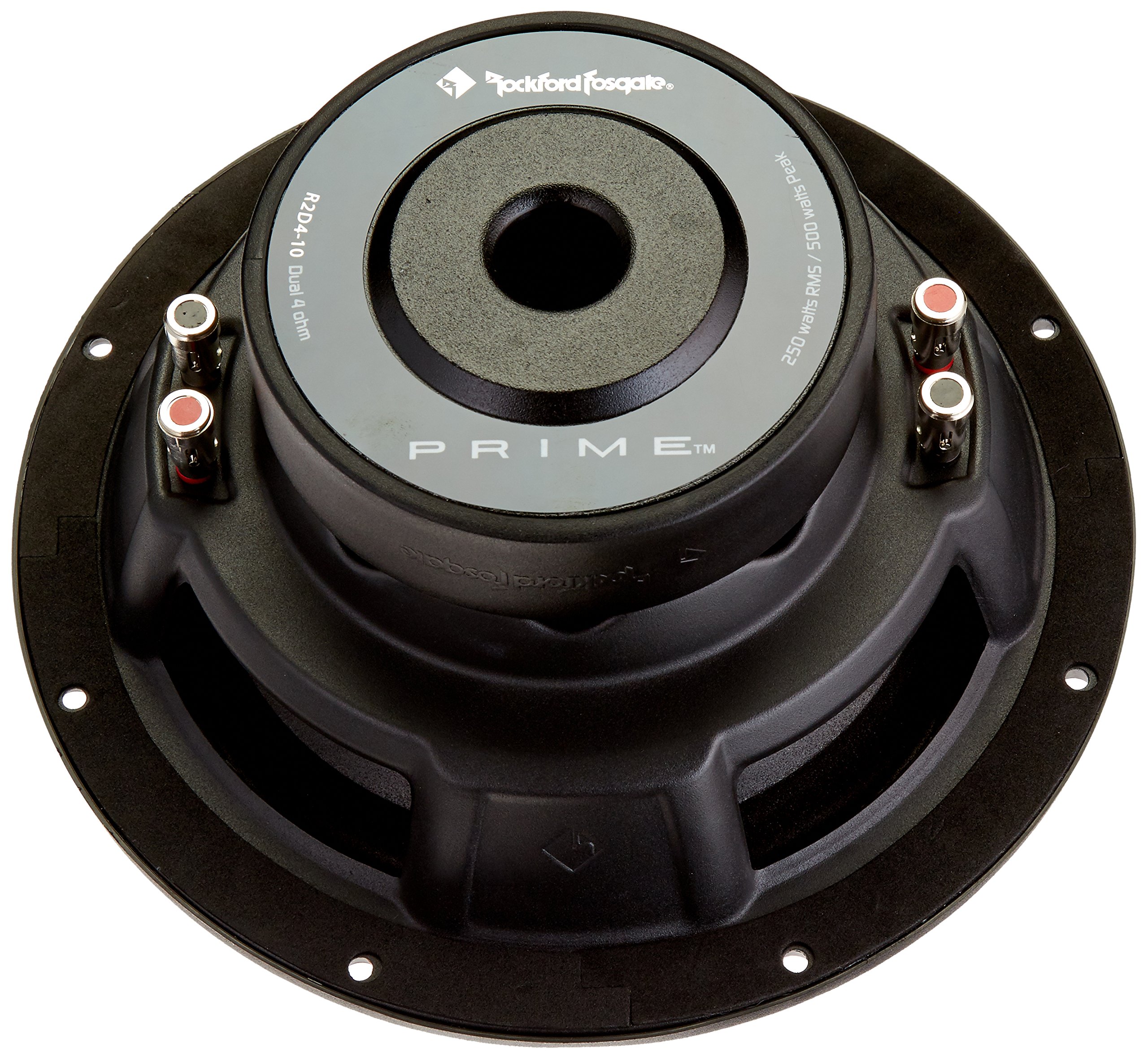 Rockford Fosgate R2D4-10 Prime 4-Ohm DVC 10” Subwoofer 250 Watts RMS / 500 Watts Max