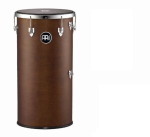 meinl percussion tan1428ab-m traditional wood tantam with 14-inch synthetic head, african brown, 28-inch tall