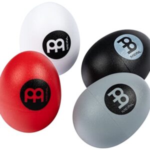 Meinl Percussion Set Egg Shakers 4-Piece Pack for All Music with Different Volume — NOT Made in China — Durable All-Weather, 2-Year Warranty (ES