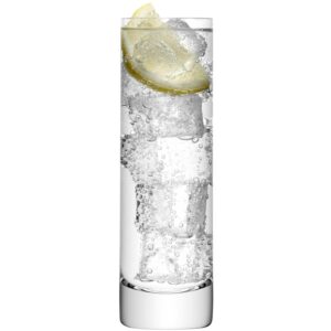 LSA International Bar Long Drink Glass oz Clear, 8.4 fl oz/H7in x 4