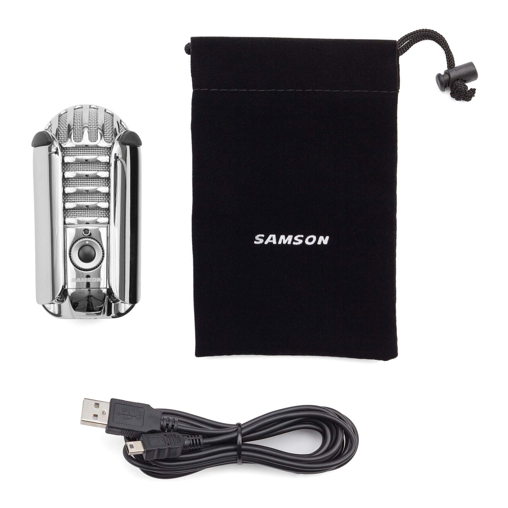 SAMSON Meteor Mic USB Studio Condenser Microphone (Chrome)