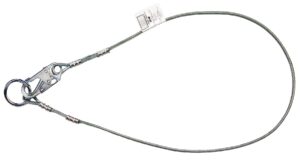 miller by honeywell 8186v-z7/6ftv vinyl cable anchorage connector, 6'