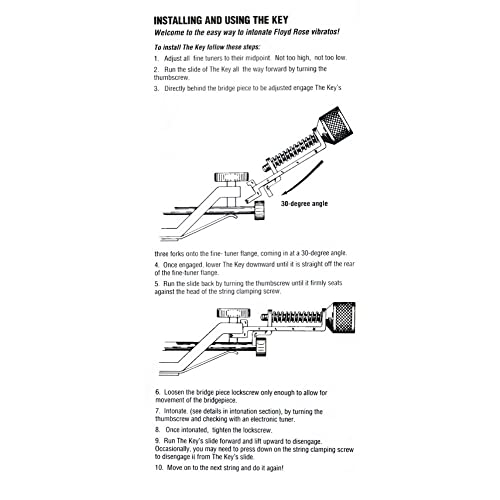 Allparts "The Key" Floyd Rose Intonation Tool