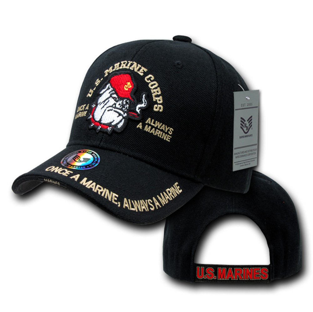 Rapiddominance Bulldog The Legend Military Cap, Black