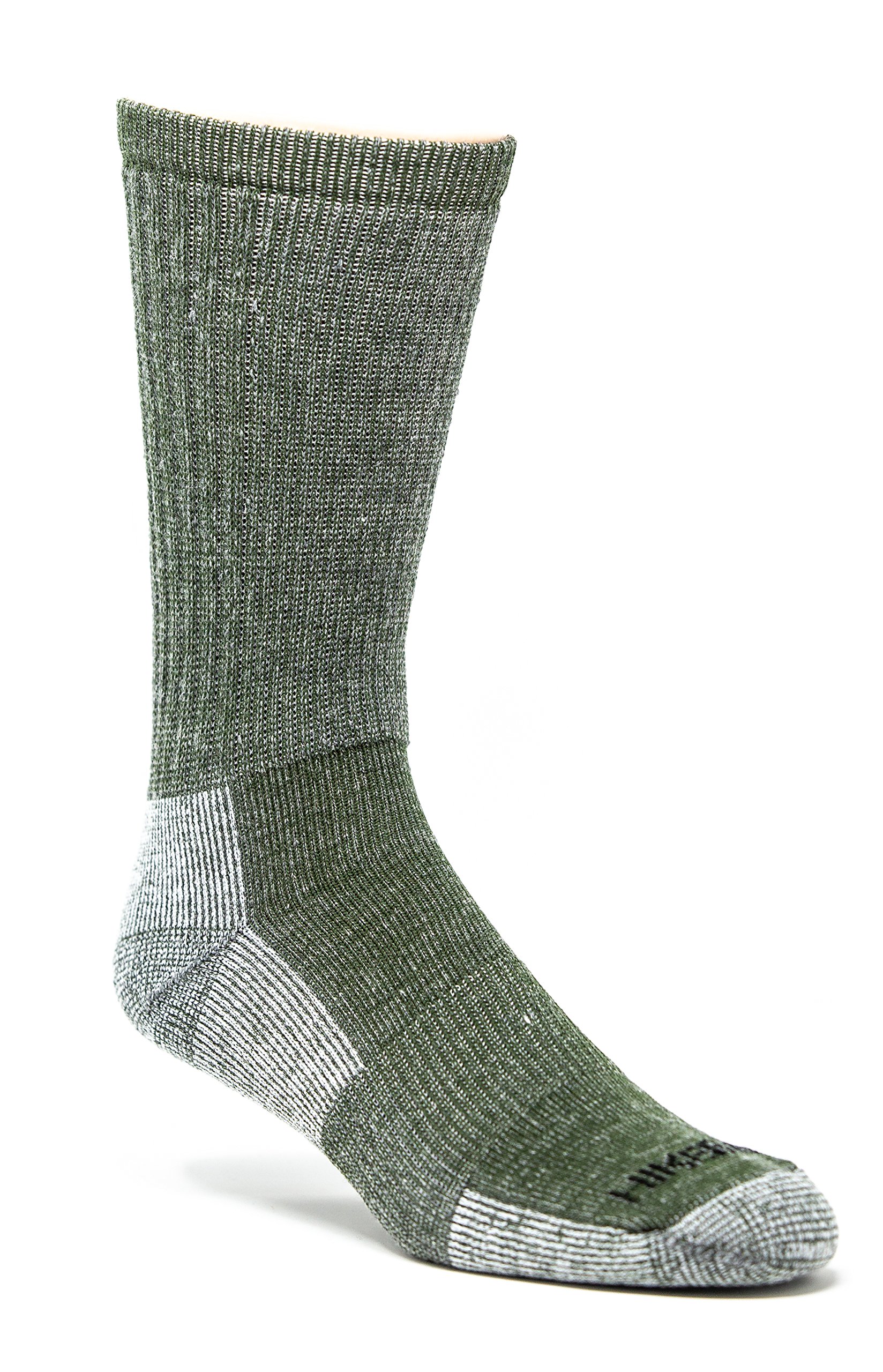 J.B. Field's 74% Merino Wool Hiker GX Socks for Men & Women, for Fall, Summer, for Hiking, Trekking & Outdoor 3-Pack, Made in Canada (Large (8-12 Shoe), Gray)