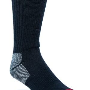 J.B. Field's 74% Merino Wool Hiker GX Socks for Men & Women, for Fall, Summer, for Hiking, Trekking & Outdoor 3-Pack, Made in Canada (Large (8-12 Shoe), Gray)