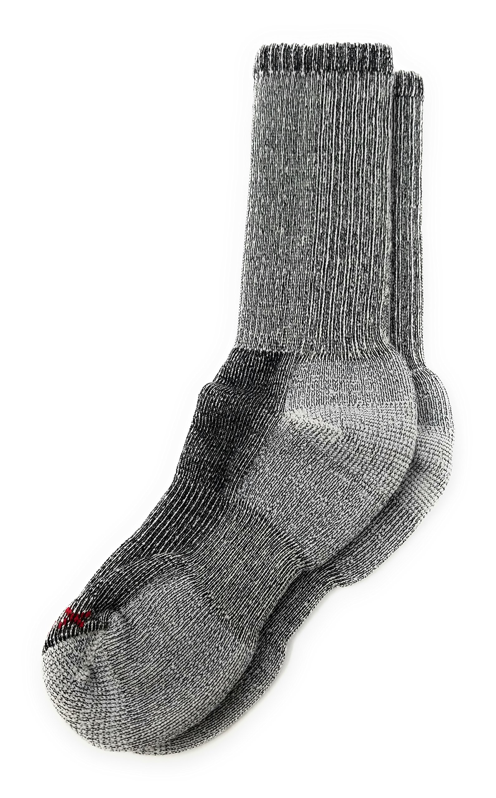 J.B. Field's 74% Merino Wool Hiker GX Socks for Men & Women, for Fall, Summer, for Hiking, Trekking & Outdoor 3-Pack, Made in Canada (Large (8-12 Shoe), Gray)