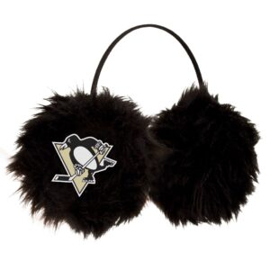 littlearth nhl pittsburgh penguins earmuffs, one size, team color