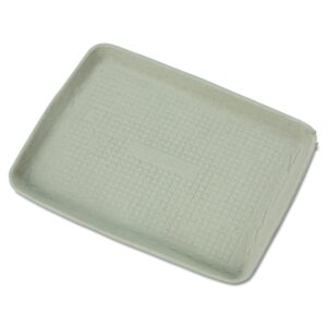 chinet 20815 strongholder molded fiber food trays, 9 x 12 x 1, beige, rectangular (case of 250)