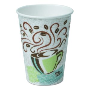 dixie 5310dx hot cups, paper, 10oz, coffee dreams design (case of 500)