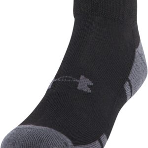 Men's Resistor Lo Cut Six Pack Socks by Under Armour LG 9-12 1/2,black