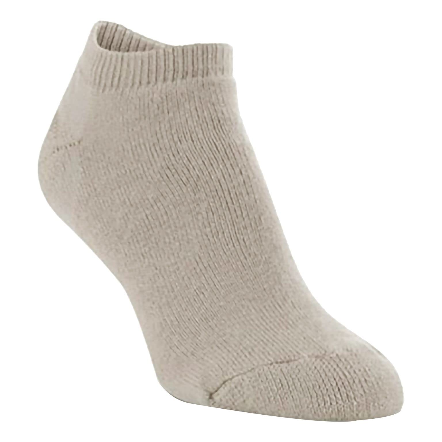 World's Softest Socks Classic Low - Comfortable Mens Socks (as1, alpha, l, regular, regular, Stone)