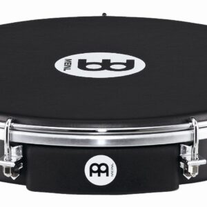 Meinl Percussion PA10ABS-BK-NH 10-Inch ABS Plastic Pandeiro with Napa Head, Black